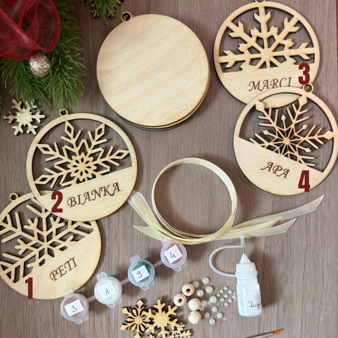 DIY karácsonyfadísz készítő szett