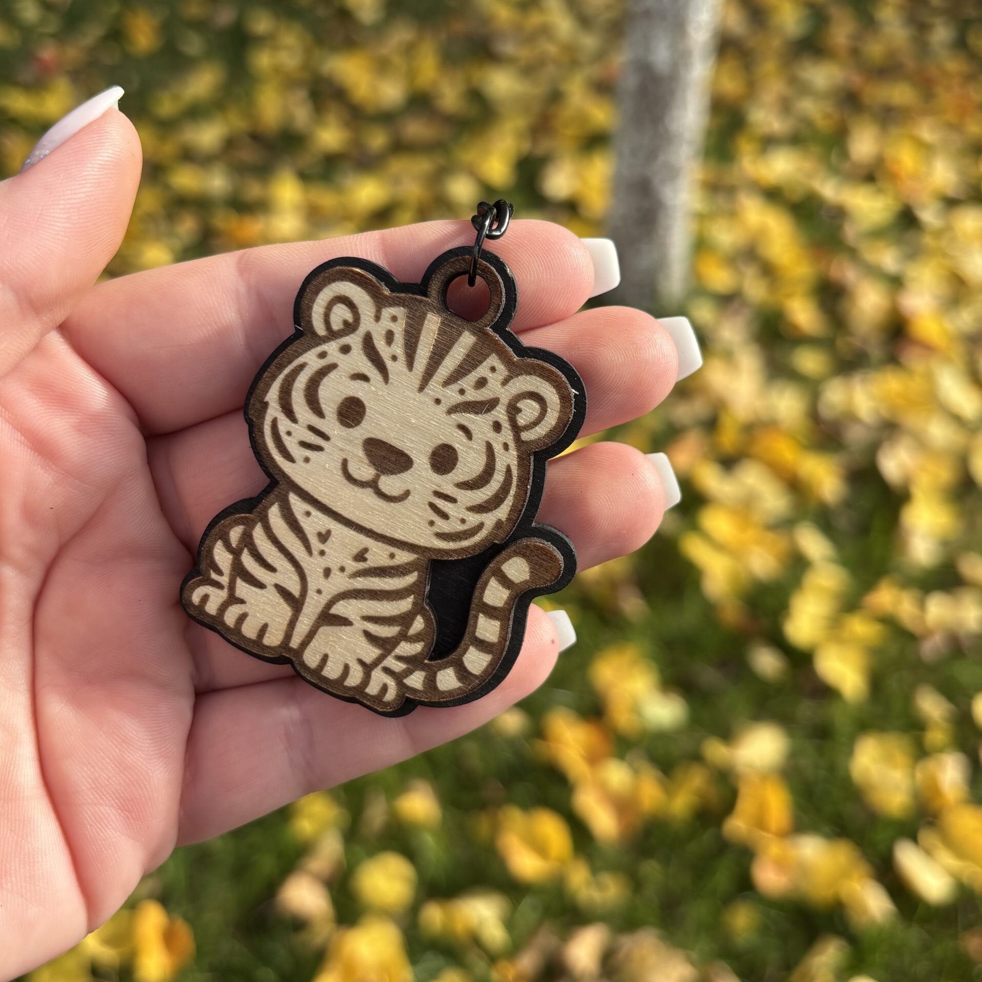 Tigris kulcstartó